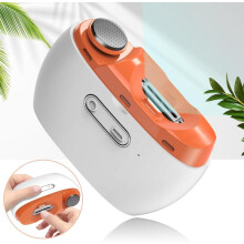 Cortaúñas eléctrico recargable de diseño automático con luz LED para un fácil cuidado de las mascotas.