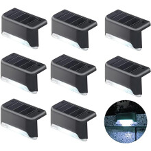 Lot de 4 lampes solaires latérales pour piscine, éclairage nocturne étanche à changement de couleur
