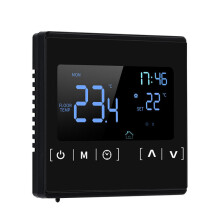 Termostato inteligente con pantalla táctil LCD para calefacción de suelo radiante eléctrico programable, termorregulador de CA 85-250 V.
