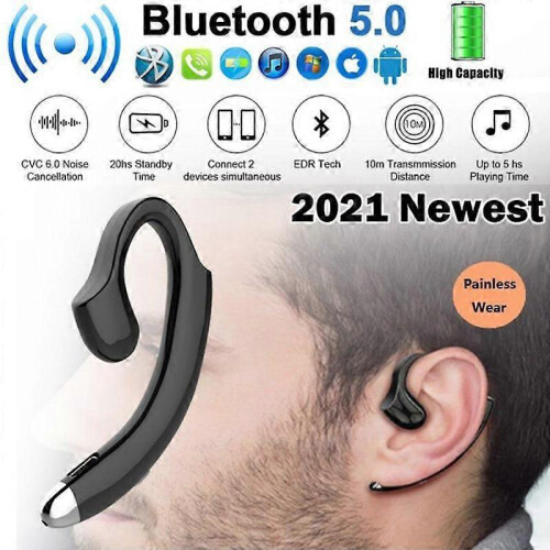 Wireless Bone Conduction Bluetooth Earphone Headset Sports Headphone With Mic 1
