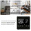 Thermostat intelligent à écran tactile LCD pour système de chauffage au sol électrique programmable, régulateur de température AC 85-250 V 3