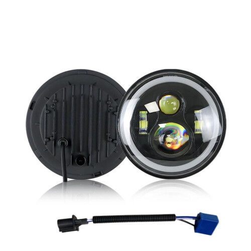 Προβολέας 2 τεμαχίων Halo LED H6024 με έγκριση DOT, φώτα στροφής υψηλής/χαμηλής δέσμ 2