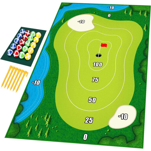 Χαλί παιχνιδιού γκολφ Chipping Game με μπάλες γκολφ Chipped Σετ γκολφ Χαλί εσωτερι