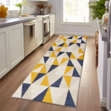 (80 x 150 cm (2.6 x 5 ft) – Kitchen Rug, Brio) Modern Printed Rugs - Soft Anti-Slip Area Carpet for Living Room & Bedroom