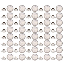 40 Stück 8mm Runde Türkis-Nieten, Rivet-Studs, Spike für DIY-Kleidung und Zubehör