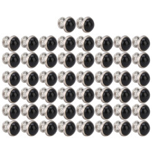 Dekorative 8 mm Türkis-Nieten für DIY-Bastelarbeiten, 50 Stück Set, Größe 18#
