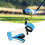 Golf Ball Holder Bag PU Leather Large Capacity 12