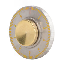 Stainless Steel Dial Rotating Top Toy 3.2cm Anti-Stress Fidget for All Ages