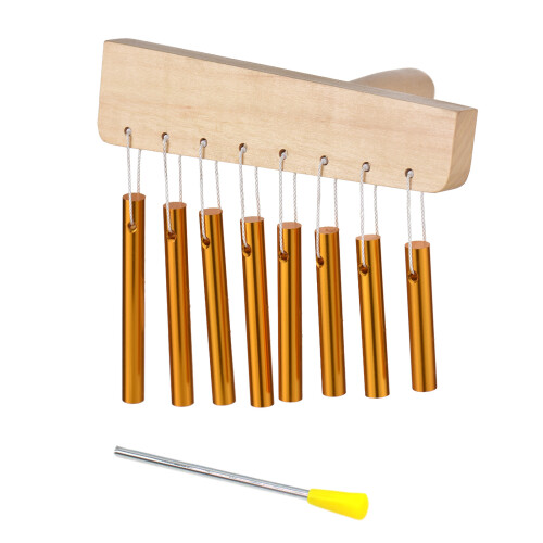 Bar Chimes 8 Tone Hand Bells with Knock Stick 2