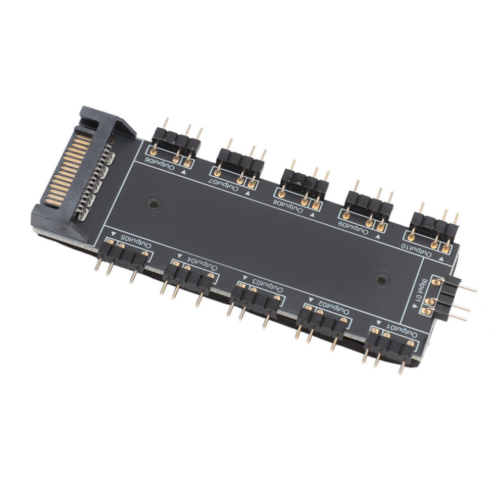 Rgb Splitter Hub 10 Port 5V 3Pin With Sata Power & Easy Install 6941349352471