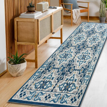 (80 x 300 cm (2.6 x 9.8 ft) – Hallway Runner Rug, Luna) Modern Printed Rugs - Soft Anti-Slip Area Carpet for Living Room & Bedroom