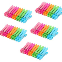 (Default) 50PCS Strong Grip Non-Slip Laundry Pegs – Durable Clothes Clips for Washing Line | Reusable Pegs for Jeans, Towels, Socks, Photos & More