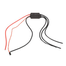 Negro 50A ESC para barco RC doble vía 12-25.2V 250mm