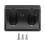 Support de Panhard en aluminium SCX10 II 1/10 noir 2