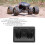 Support de Panhard en aluminium SCX10 II 1/10 noir 3