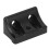 Support de Panhard en aluminium SCX10 II 1/10 noir 7