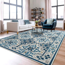 (120 x 170 cm (4 x 5.6 ft) – Medium Area Rug, Luna) Modern Printed Rugs - Soft Anti-Slip Area Carpet for Living Room & Bedroom