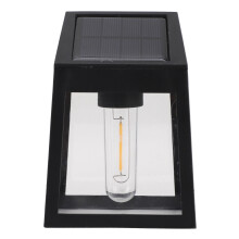 Lámpara de pared solar para exteriores 800 mAh 13,5 cm Luz cálida