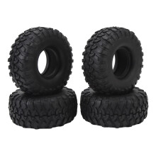 4 Stück Gummireifen für 1/10 RC-Autos Schwarz 115mm x 50mm
