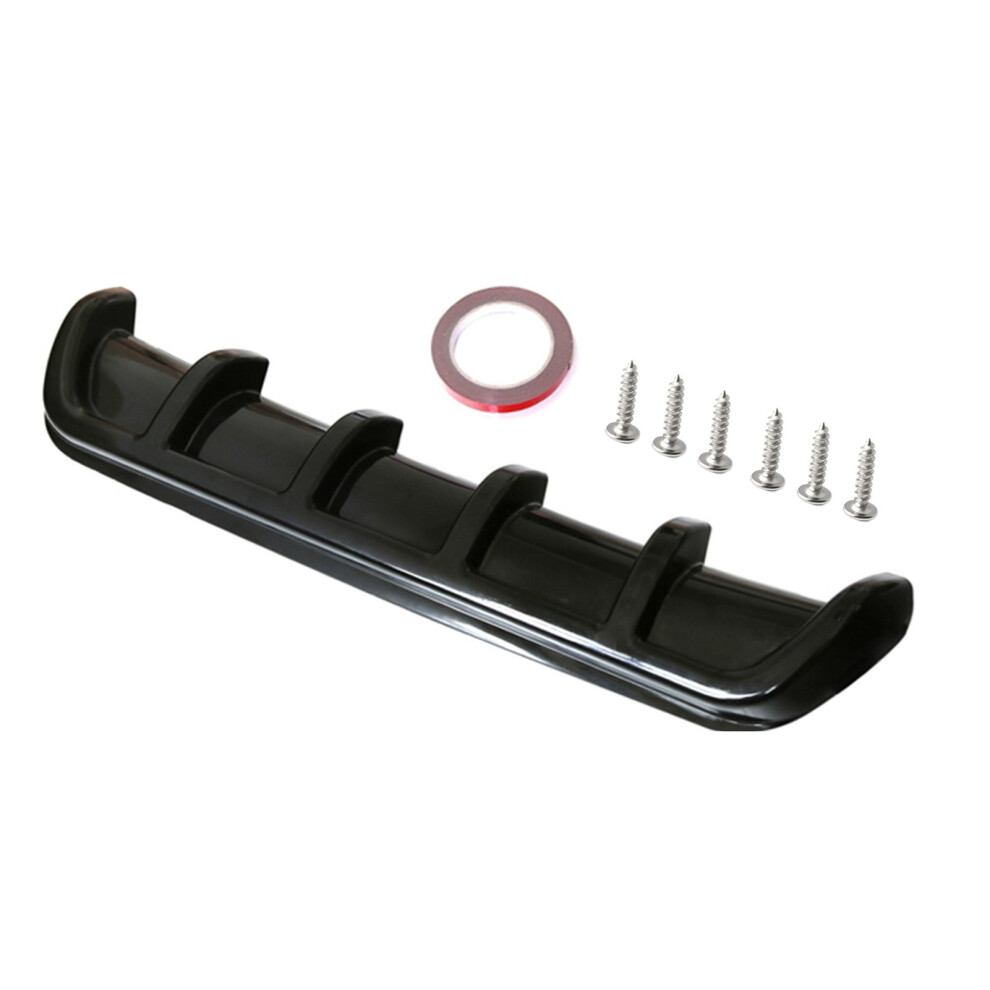 Universal Car Rear Bumper Lip Diffuser 6 Fin Shark 8320539246444