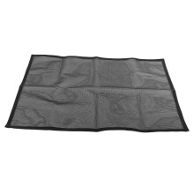 Schermo per camino in PVC, 29x40 pollici, rete nera, cancello da 5 m