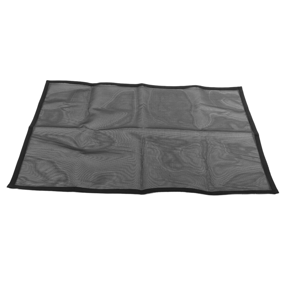 Baby Pet Safe Black PVC Fireplace Screen Mesh Cover 29x40in