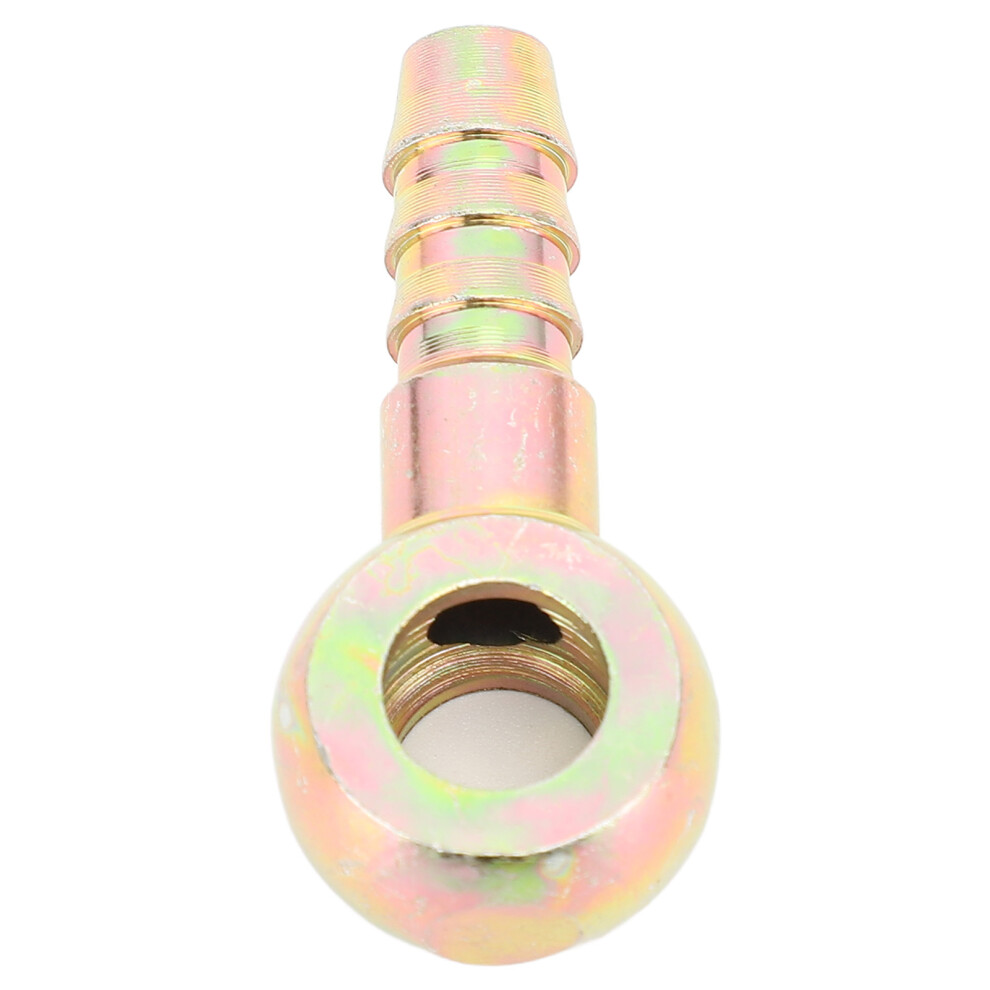 M10 To 3/8In Steel Push Barb Hose Adapter, Galvanized, Strong Capacity 4051349355517