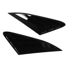 Gloss Black Rear Louvers for Kia K5  - Sporty & Scratch Resistant