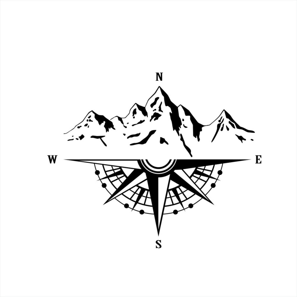 Mountain Stickers, Decal For Car Hood Auto Body 8320539246789