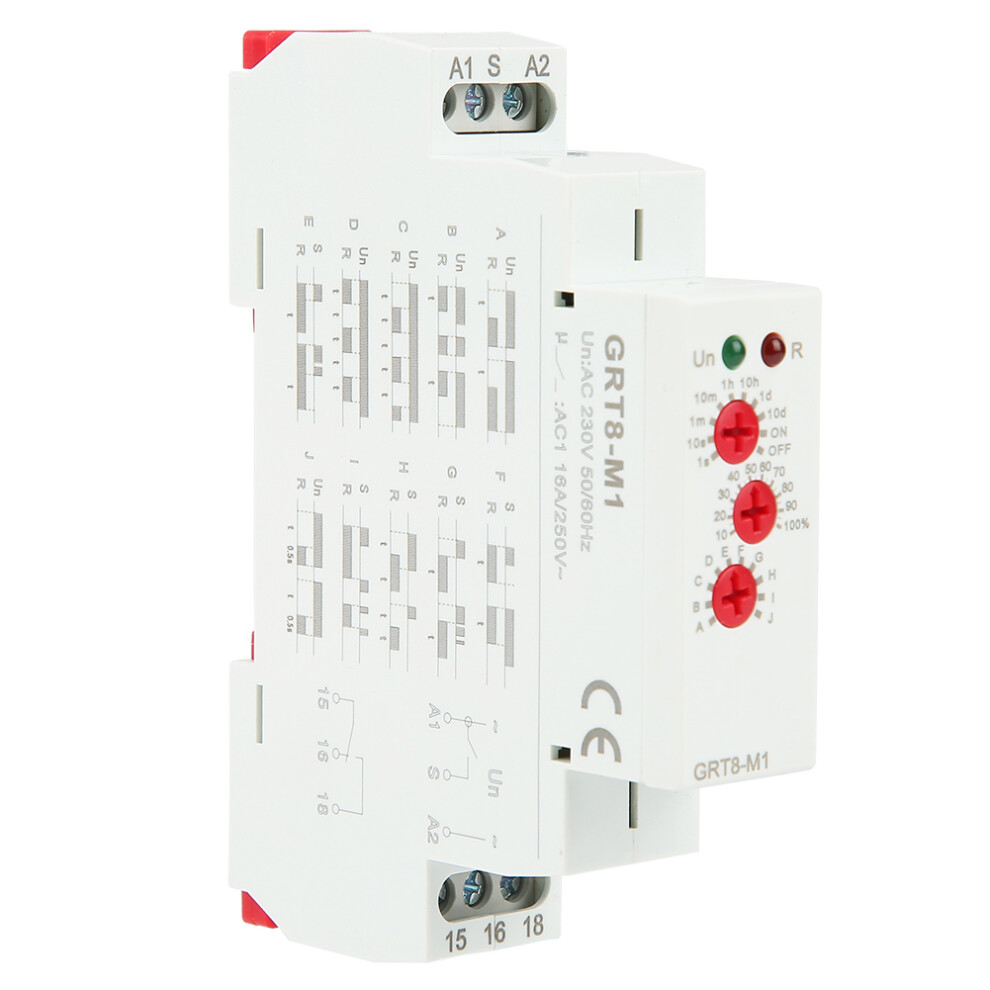 GRT8‑M1 Multifunctional Delay Time Relay with 10