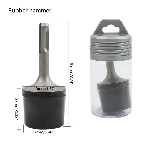 Powerful Rubber Mallet Tool for Radiators Plumbing Tile Laying 2