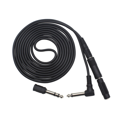 6.35mm 3 Meter Guitar Noiseless Cable Shield For Mic Speaker