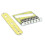 Guitar Roller Saddle Bridge 6 String Control Plate Hardtail with 6