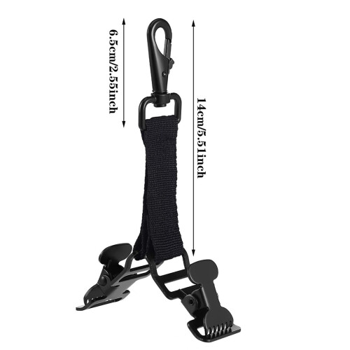 Firefighters Glove Strap Portable Gloves Clamps Durable Works 2