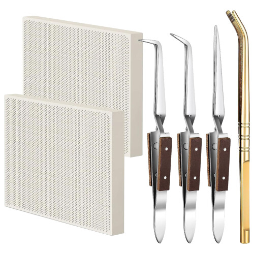 Soldering Board Locking Tweezers Iron Material for Precise and
