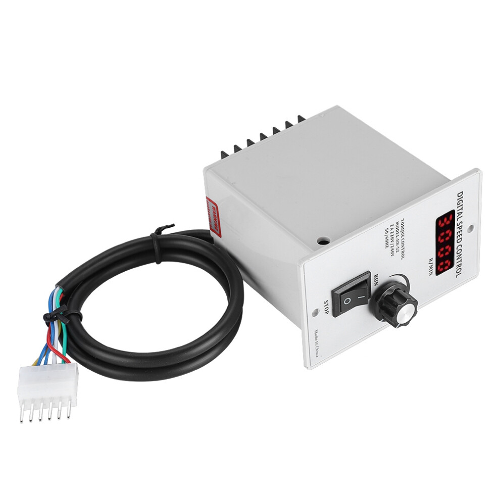 AC 50Hz 15-400W Digital Adjustable Stepless Motor