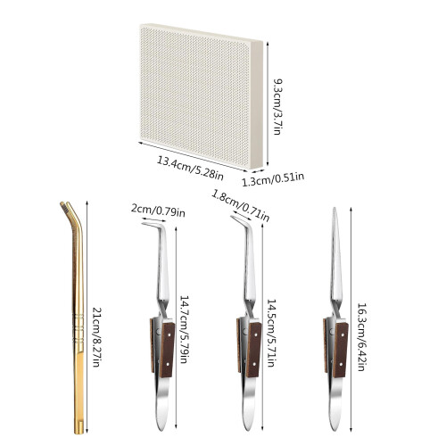 Soldering Board Locking Tweezers Iron Material for Precise and 2