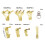 160pcs Versatile Hooks for Calendars, Clothing, and Accessories 2