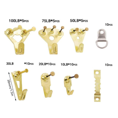 160pcs Versatile Hooks for Calendars, Clothing, and Accessories 1