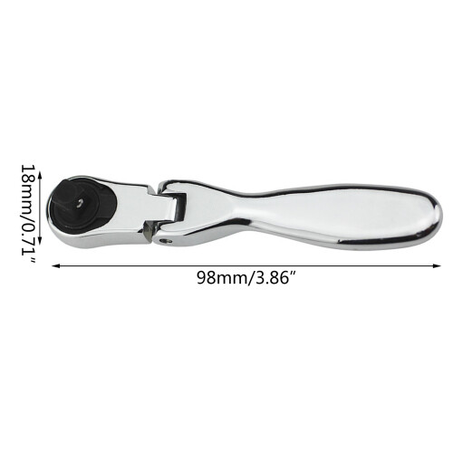 Professional Mini Micro Ratchet Wrench 72Teeth Gear 180 Rotate 2