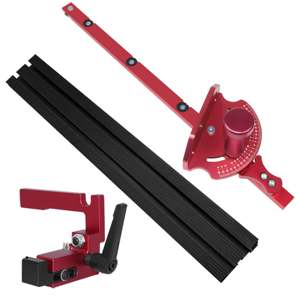 Upgraded Table Saw Miter Gauge Fence Kit Universal Router Angle 7751000082888