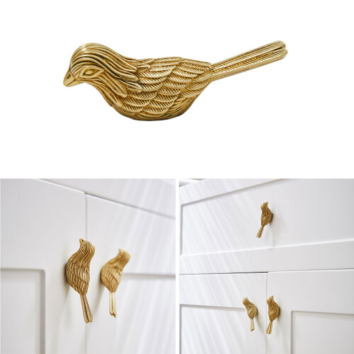 Contemporary Brass Handle Fortune Knob for Home Decor or 1