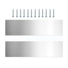 Door Kicking Plate for Exterior Doors Stainless Steel Avoid The