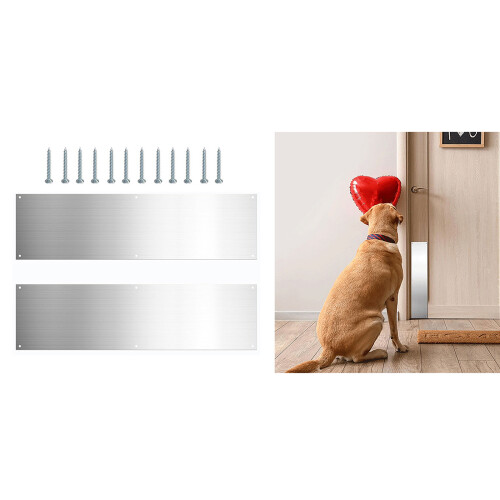 Door Kicking Plate for Exterior Doors Stainless Steel Avoid The 1