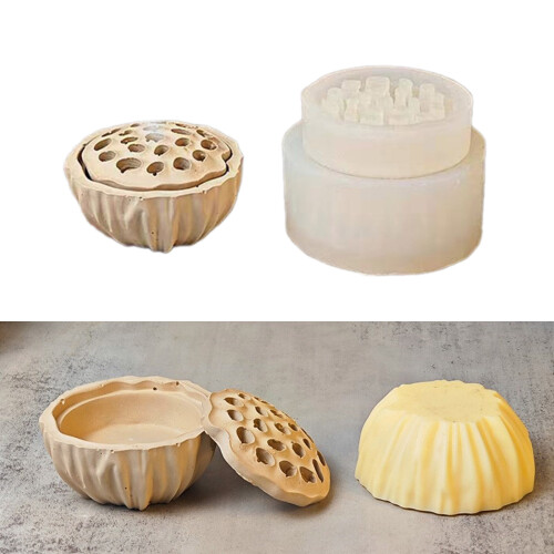 Resin Casting Mold Silicone Sticks Holder Unique Decoration 1