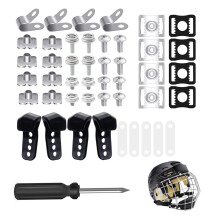 60Pcs Football Helmet Repair kits Football Helmet Hardware kits