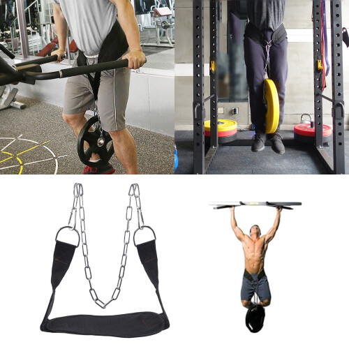 Pullups Gym Workout Lifting Chain Belt, Weight Lifting Dipping 2