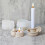 Silicone Candlestick Moulds Circular Cup Shaped DIY Hand-Making 5