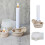 Silicone Candlestick Moulds Circular Cup Shaped DIY Hand-Making 2
