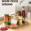 Efficient Rotating Tray Rack Durable Holder for Kitchen Storage 7
